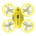 ZLL SG300 2.4G RC Drone 6-7 min Flight Time One-key Take Off, Lights Switching, Headless Mode - Yellow 3 Batteries