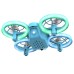 ZLL SG300 2.4G RC Drone 6-7 min Flight Time One-key Take Off, Lights Switching, Headless Mode - Blue 1 Battery