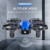 ZLL SG300S 2.4G RC Drone Inductive Obstacle Avoidance 6-7min Flight Time One-key Take Off Headless Mode - Blue 2 Batteries