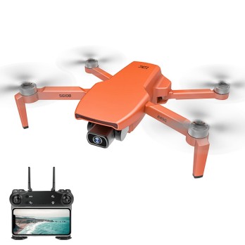 ZLL SG108 RC Drone with 4K Adjustable Camera GPS Smart Return Tap Flight, 28min Flight Time - Three Batteries Orange