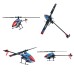 Wltoys K200 RC Helicopter 4CH 2.4G Remote Control Air Pressure Fixed Height Optical Flow Positioning - 2 Batteries