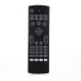 MX3 2.4G Backlight 6-Axis Gyro Air Mouse Motion-Sensing Wireless Keyboard for TV Box/Projector/HTPC/All-in-one PC/TV - Black
