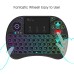 Rii X8 RGB Backlight 2.4G Mini Wireless QWERTY Keyboard Touchpad Combo with Multi Touch & Scroll Wheel