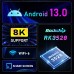 H96 Max RK3528 TV Box, Quad Core ARM Cortex A53, Android 13, 4GB RAM 32GB ROM, 8K Output WiFi 6 - EU