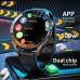 LOKMAT APPLLP 9 Android Smartwatch 1.43 inch 2+16G 4G Wifi GPS Camera Phone Watch Health Tracker - Black Silica Gel