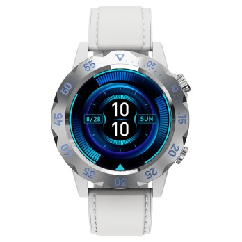 KAVVO Oyster Urban O1EL Smartwatch, Bluetooth Calling Watch, 1.32'' TFT Screen, 24h Heart Rate, Blood Oxygen - White