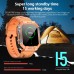 LOKMAT OCEAN PRO Smartwatch 1.85 inch Full Touch Screen, Fitness Tracker, Heart Rate Monitor, Sports Mode - Orange