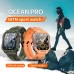 LOKMAT OCEAN PRO Smartwatch 1.85 inch Full Touch Screen, Fitness Tracker, Heart Rate Monitor, Sports Mode - Yellow