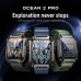 LOKMAT OCEAN 2 PRO Bluetooth Call Smartwatch 1.85'' TFT Screen Heart Rate, Blood Pressure Monitor, 450mAh Battery - Black