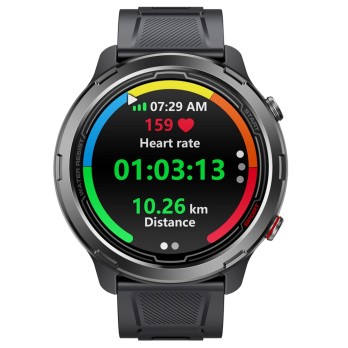 Zeblaze Stratos 2 Lite Smartwatch Outdoor Sports GPS Watch 1.32'' Color Display, Health Monitor, 5 ATM Waterproof - Black