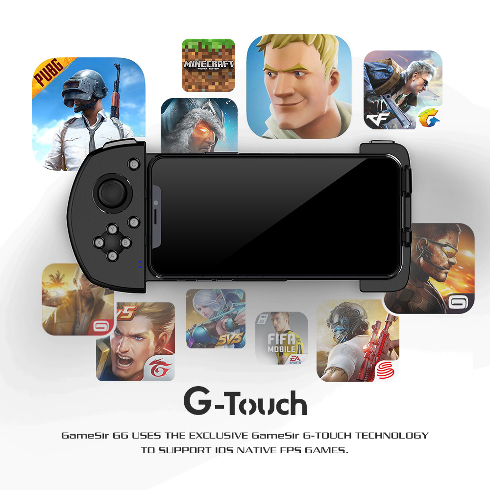 Gamesir G6 Bluetooth 5.0 Gamepad with Ultra-thin 3D Joystick G-Touch Technology-Black