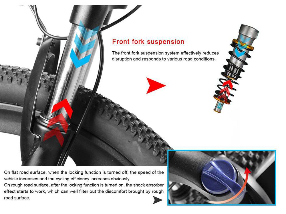 Samebike LO26 Smart Folding Electric Moped Bike 350W Motor 10Ah Battery Max 35km/h 26 Inch Tire - Black