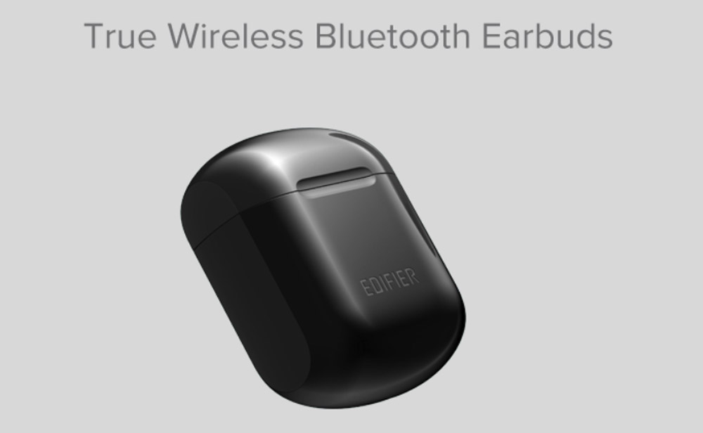 EDIFIER TWS200 Bluetooth 5.0 Earphones CVC8.0 Qualcomm QCC3020 with LDS Antenna aptX/AAC/SBC Google Assistant Siri 24Hours Playback Time - White