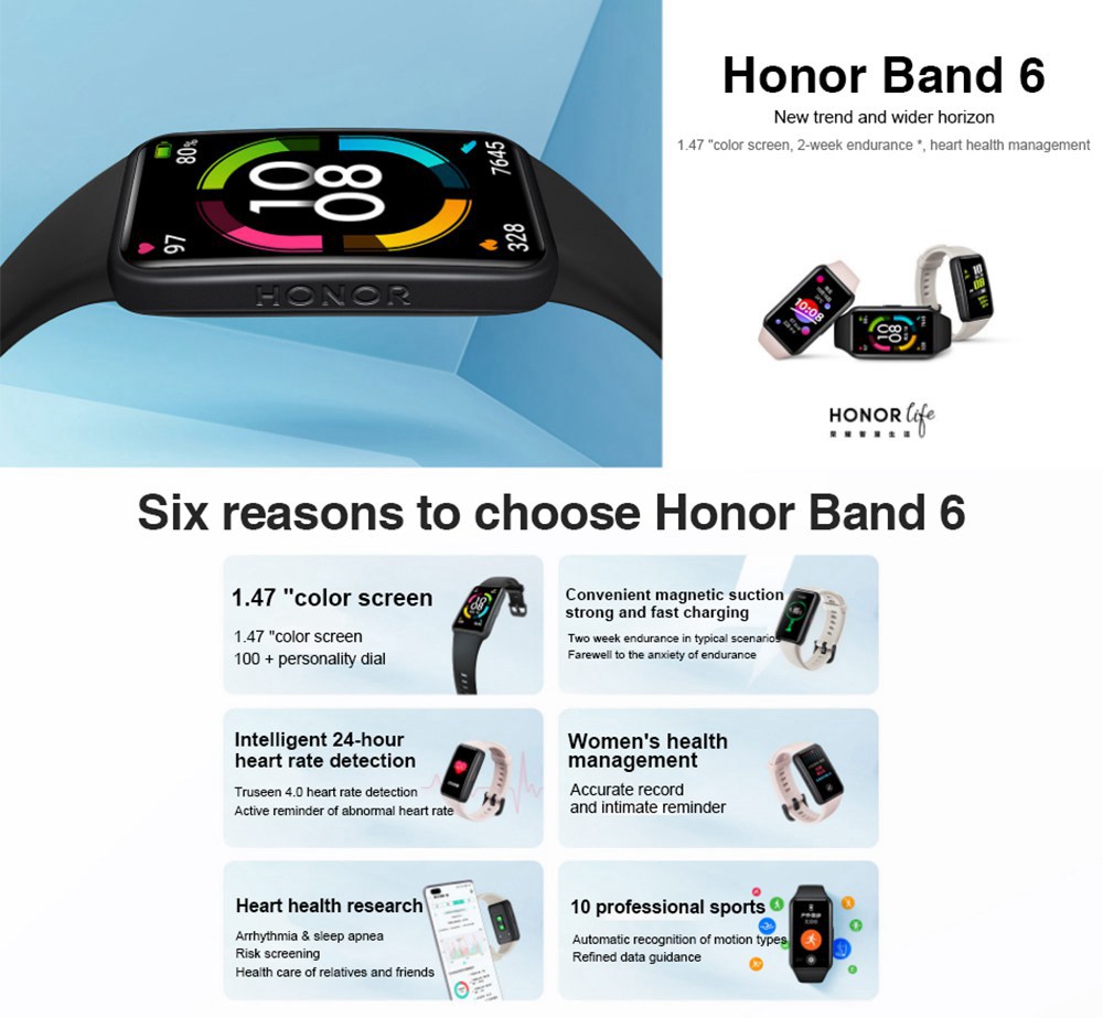 HUAWEI  Honor Band 6 Smart Wristband 1.47