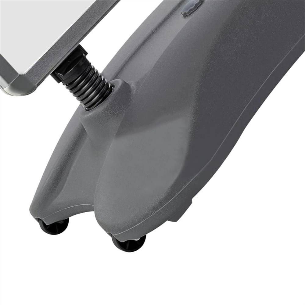 A1 Waterbase Poster Stand Grey Aluminium Alloy