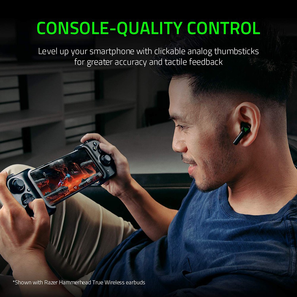 Razer Kishi Universal Gaming Controller for Android (Apple Arcade, Luna, Google Stadia MFi Certified)