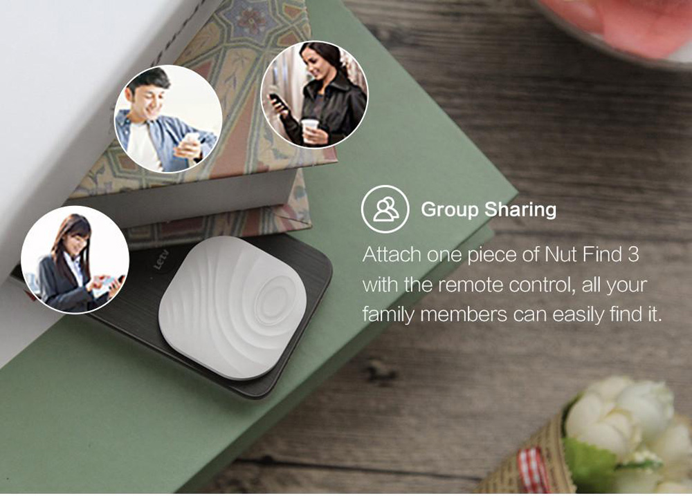 Nut Find3 Finding Tag Wireless Bluetooth Smart Tracker Anti-lost Key iTag for Bag Luggage Wallet White