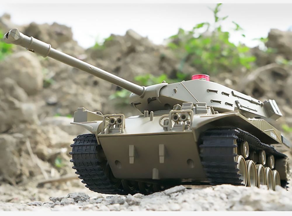 JJRC Q85 RC Tank Model 2.4G Remote Control Programmable Crawler Tank Military Tank 1/30 RC Car Toy for Boys-Navy Blue