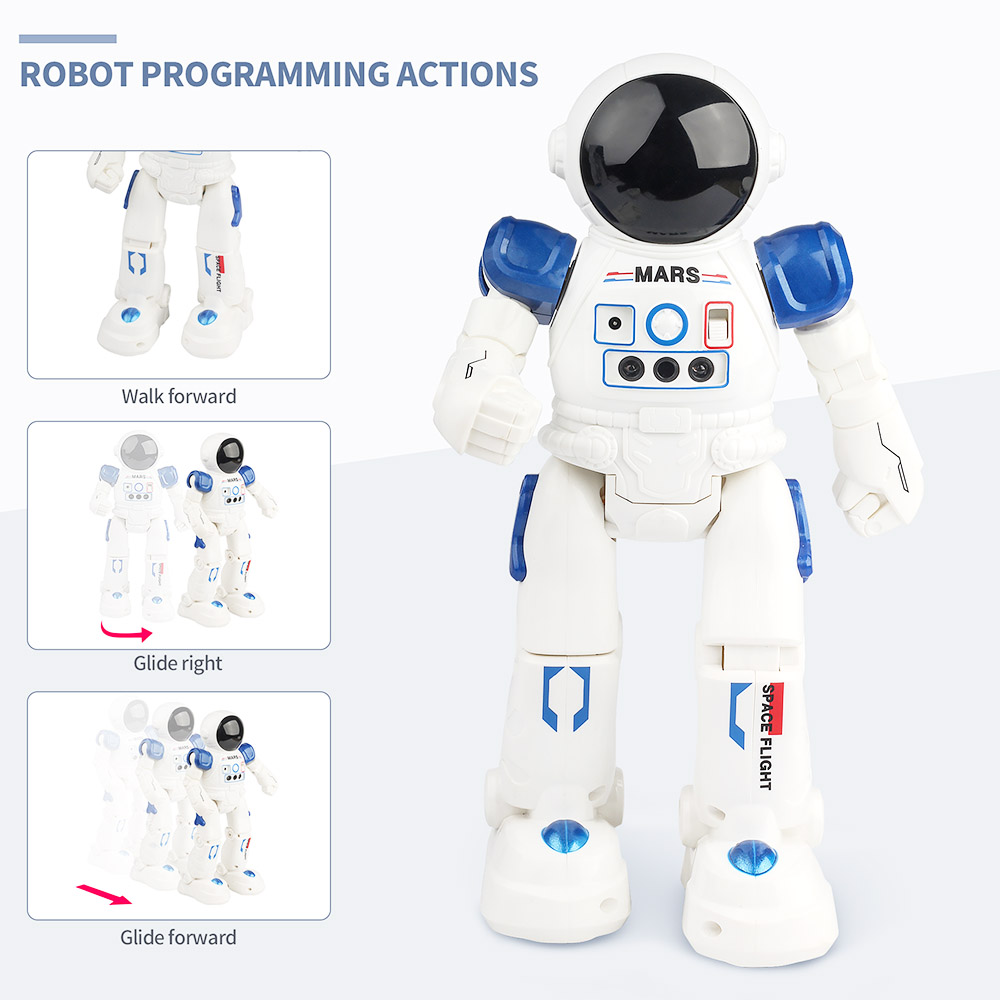 JJRC 965 Remote Control Intelligent Robot Remote Sensing Robot Gesture Sensing Intelligent Astronaut Toy with LED Light