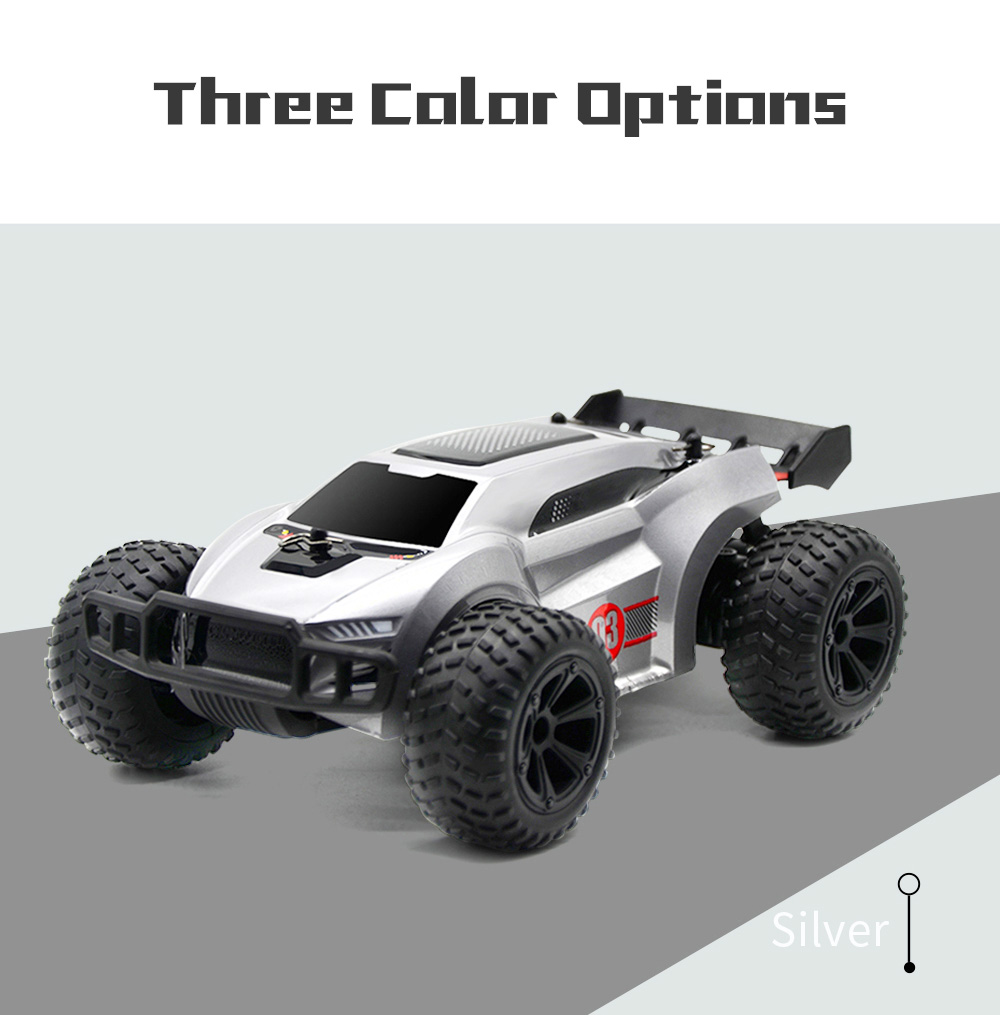 JJRC Q88 2.4G Remote Car 40-50 Distances Control High Speed ​​Off-Road Vehicles Stunt Car Toy Gift for Kids - Silver