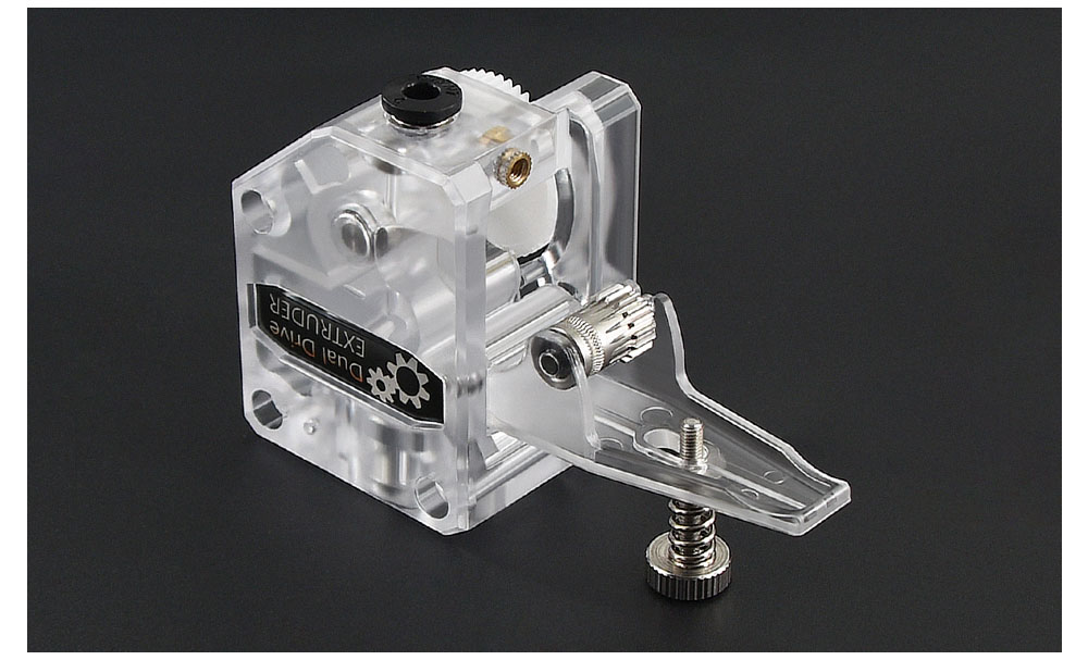 TWO TREES 3D Printer Bowden DDB Extruder Cloned Dual Drive Extruder Feeder for 3d Printer High Performance - Transparent