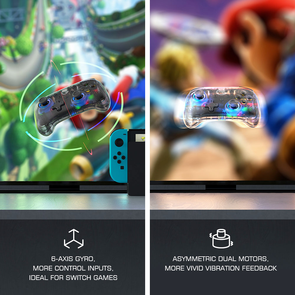 GameSir T4 Mini Multi-platform Game Controller Gamepad Joystick for Android, iOS Phones and PC Black
