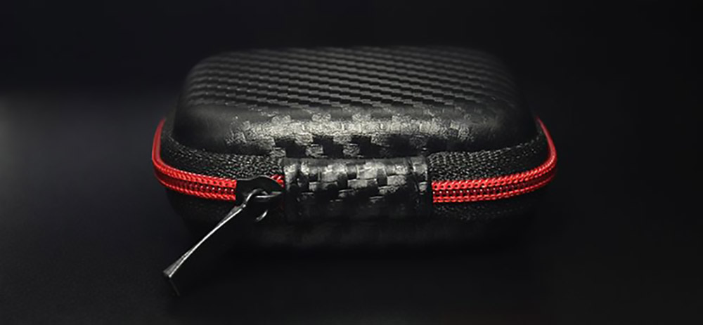 KZ Square Case Protective Bag for Earphone Storage Portable - Black