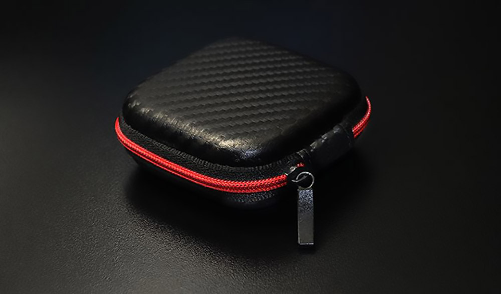 KZ Square Case Protective Bag for Earphone Storage Portable - Black