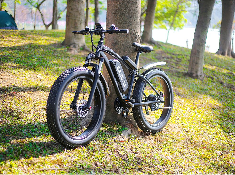 GUNAI MX02S 1000W 48V 17Ah 26'' Electric Bicycle 40km/h Max Speed 40-50km Mileage Range 150kg Max Load - Black