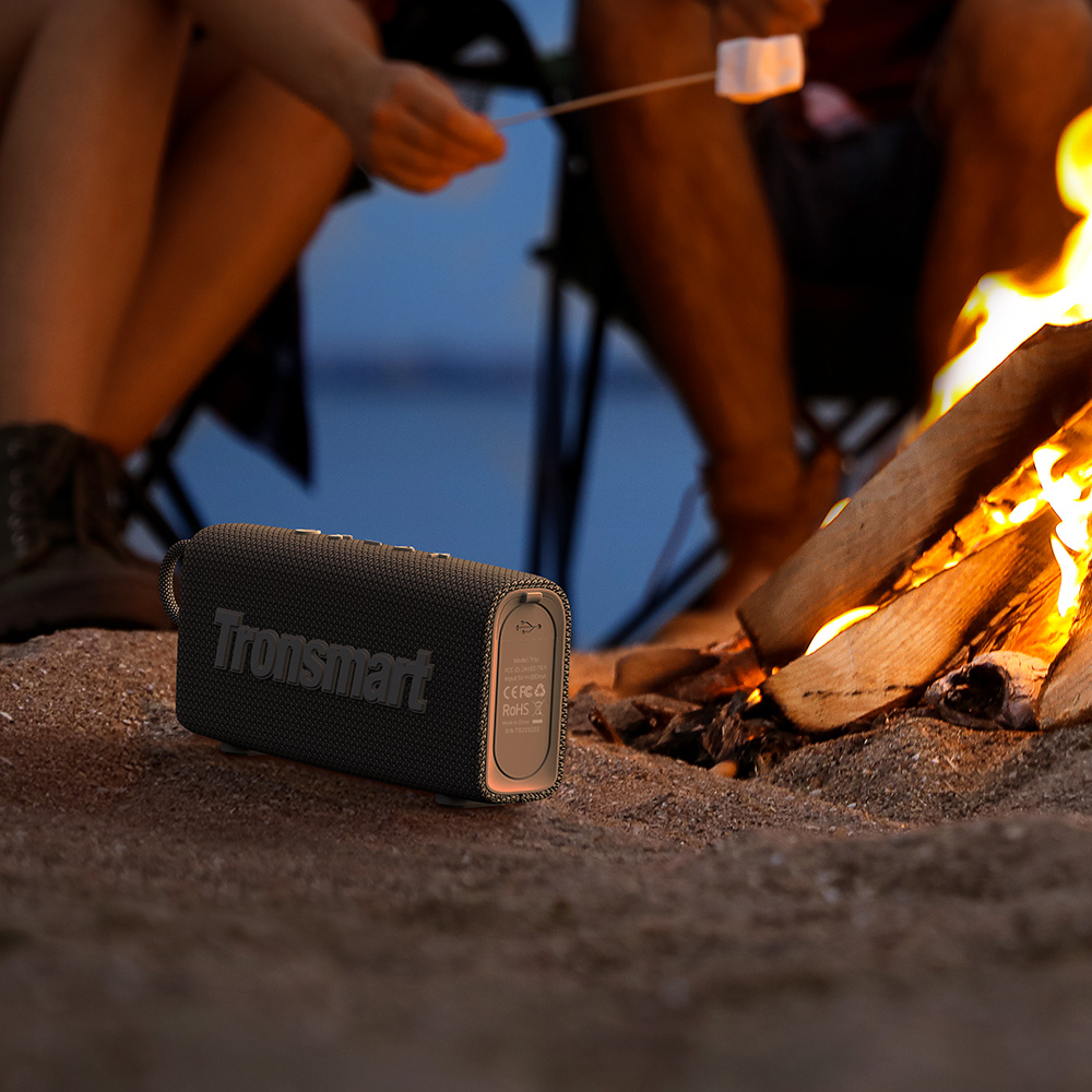 Tronsmart Trip 10W Portable Bluetooth 5.3 Speaker, IPX7 Waterproof  - Black