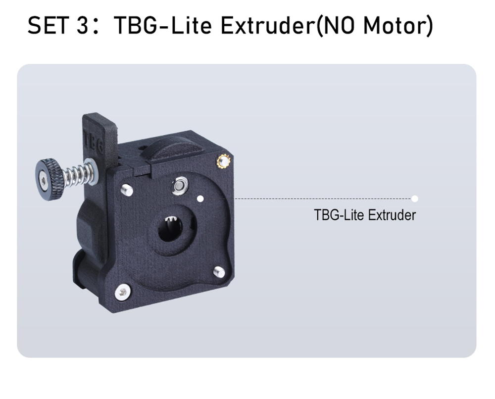 Trianglelab Big Gear TBG-LITE Extruder Bowden TBG for DDE-TBG-LITE Compatible Direct Drive Ender3 CR10 BLV 3D Printer