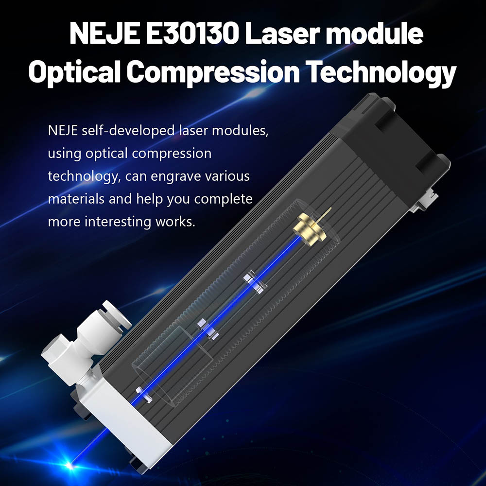 NEJE E30130 Optical Compression Spots Fixed Focus Laser Module Kit for CNC Laser Engraver Wood Cutter Metal Mark Tools