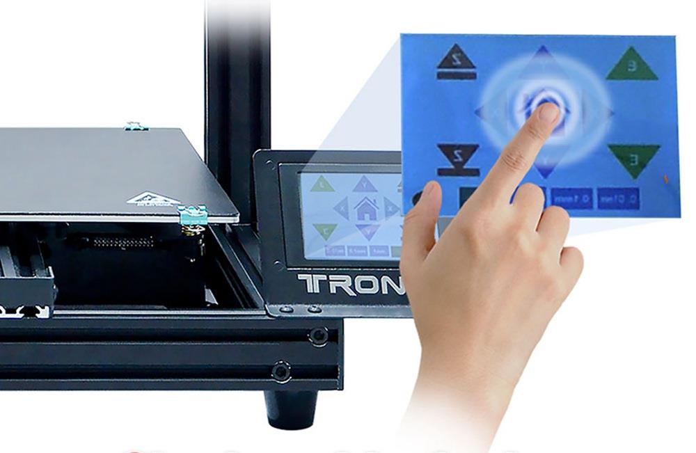 TRONXY XY-2 Pro 3D Printer 255x255mmx260mm 3.5'' Touch Screen Fast Assembly Resume Printing for Beginner and Home User