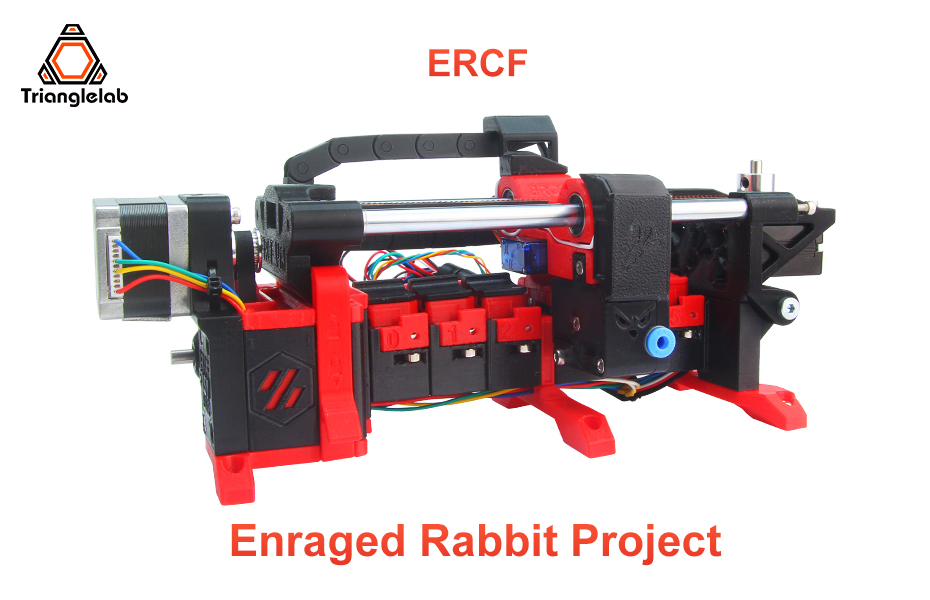Trianglelab Trident MMU Kit 02 Enrager Rabbit Carrot Feeder Patch ERCP Easy BRD V1.1 Multi Material 6-Colour Extruder for VORON Printer