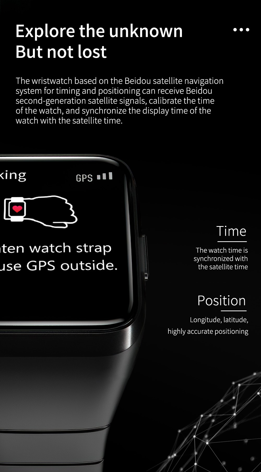 LOKMAT ZEUS 2 Smartwatch 1.69'' TFT Full Touch Screen GPS Sport Bracelet Heart Rate, Blood Oxygen Monitor - Red