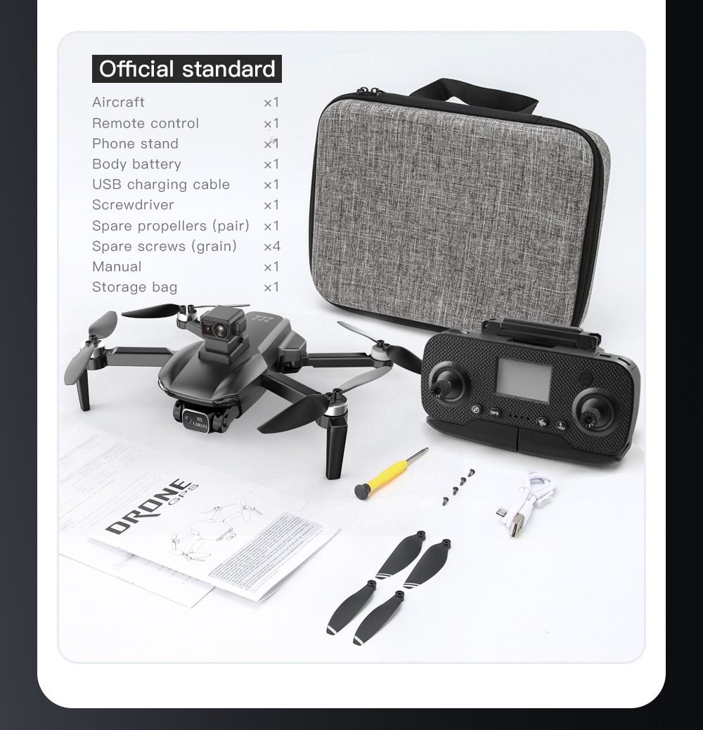 ZLL SG108MAX RC Drone GPS GLONASS 4K@25fps Adjustable Camera with Avoidance 20min Flight Time - Orange Three Batteries