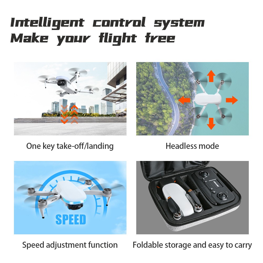 Flytec T16 RC Drone Long Time Flying Brushless Foldable GPS Quadcopter With 4K HD Camera - One Battery