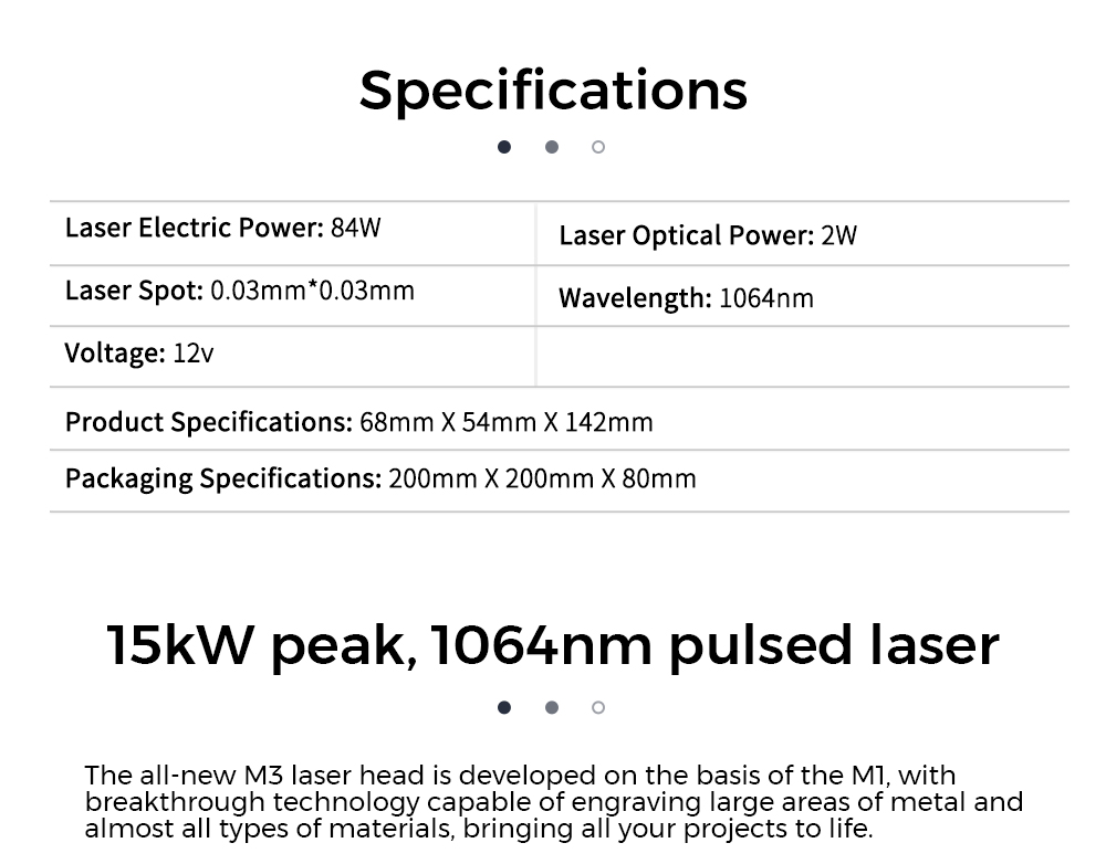 TWO TREES T20 1064nm 2W Infrared Laser Module for TT-5.5S / TTS Laser Engraver - Black